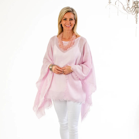 Laurel Poncho in Lilac - The Street Boutique 