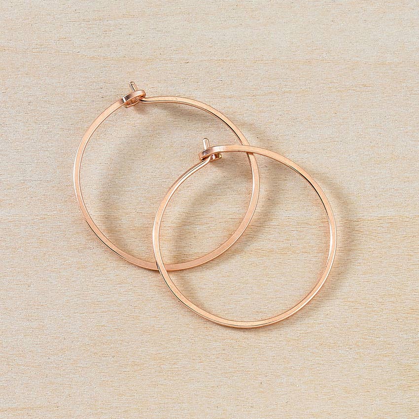 Minimal Hoop Earrings - The Street Boutique 