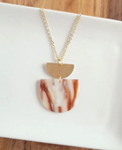 Harper Necklace-Mocha Shimmer - The Street Boutique 