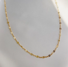 Kamryn Dapped Sequin Layering Chain Necklace Gold Filled - The Street Boutique 