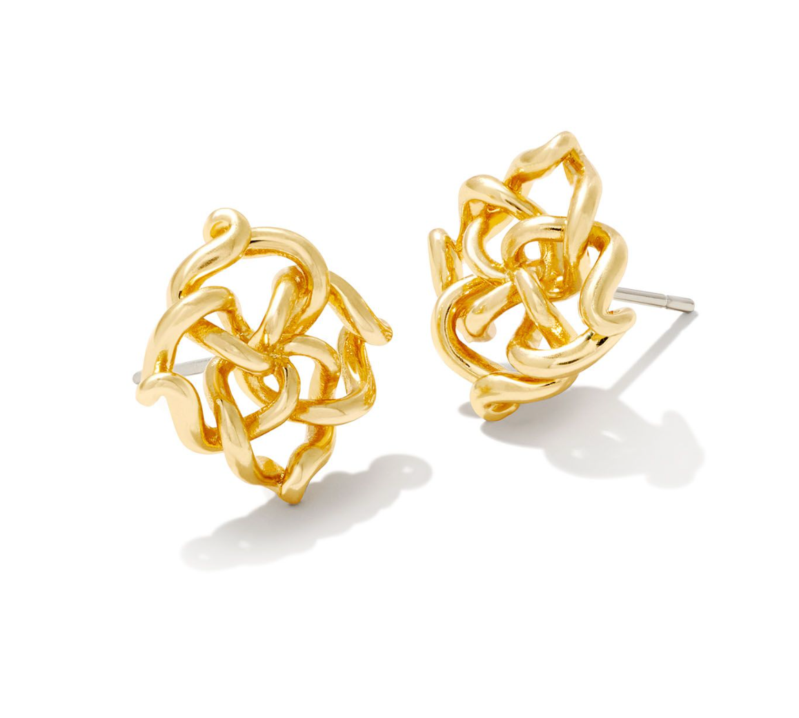 Load image into Gallery viewer, KENDRA SCOTT Kelly Stud Earrings in Gold - The Street Boutique 
