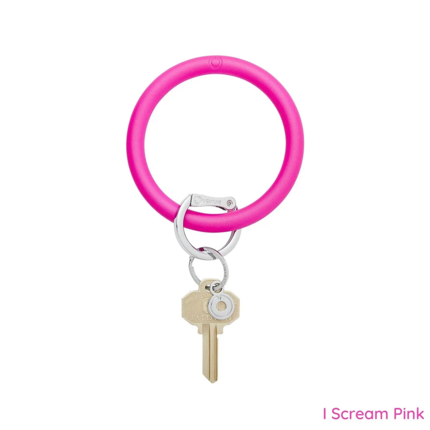 Pearlized Collection - Silicone Big O Key Ring - The Street Boutique 