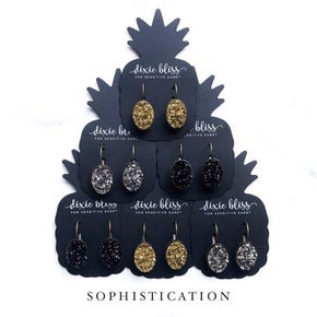 Load image into Gallery viewer, Sophistication Leverback Earrings - The Street Boutique 
