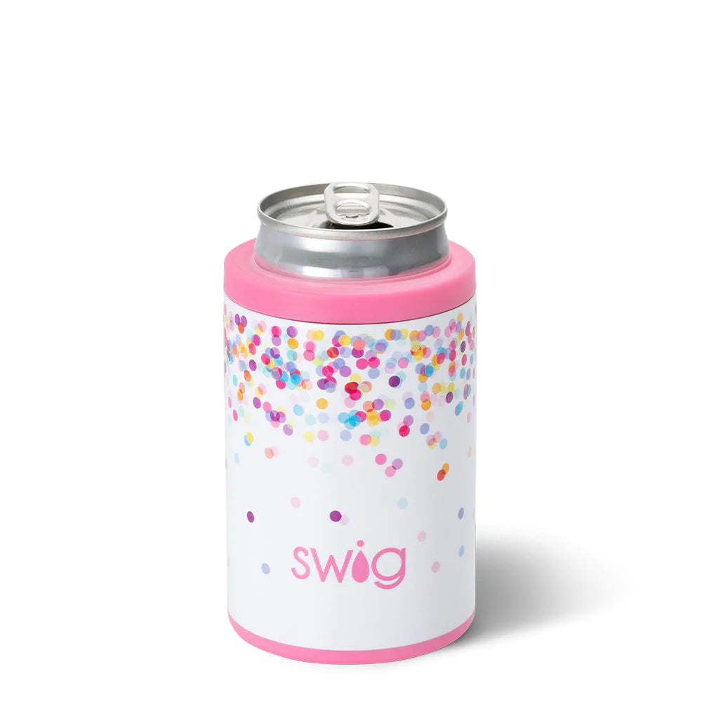 Load image into Gallery viewer, Confetti Can + Bottle Cooler (12oz) by SWIG LIFE - The Street Boutique 
